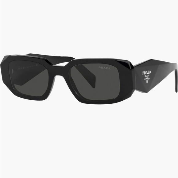 Prada Runway 49mm Rectangular Sunglasses - Picture 4 of 16